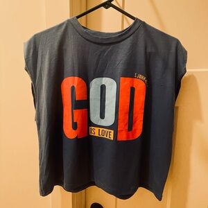 Women’s Blue/Gray Muscle Shirt